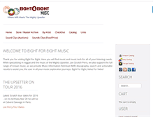 Tablet Screenshot of eight4eight.com